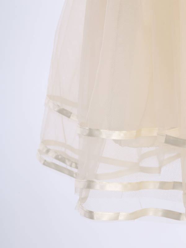 Women Tiered Tulle Underskirt Hoopless Puff A-line Petticoat thumb