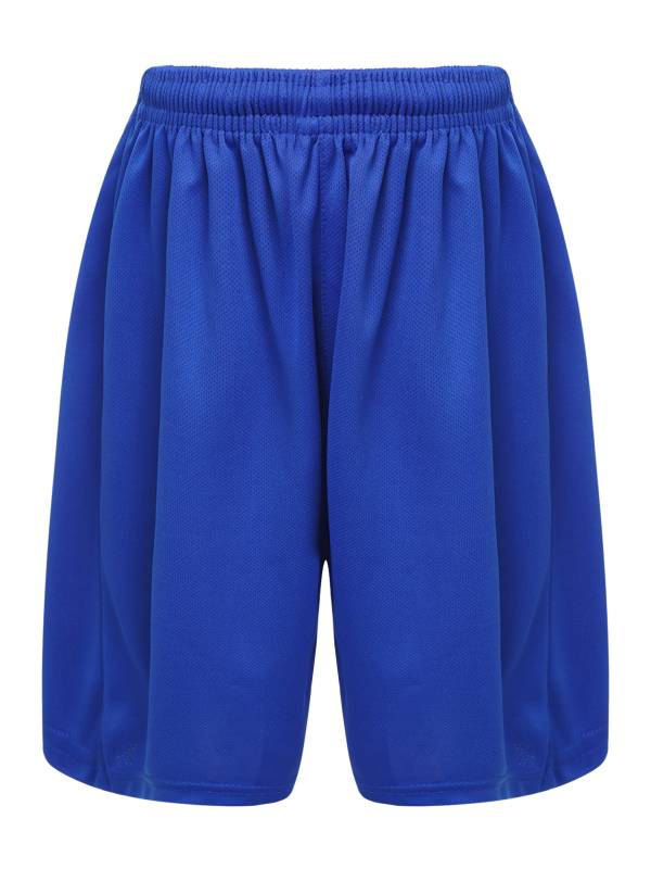 Kids Boys Solid Color Athletic Drawstring Sports Trunks thumb