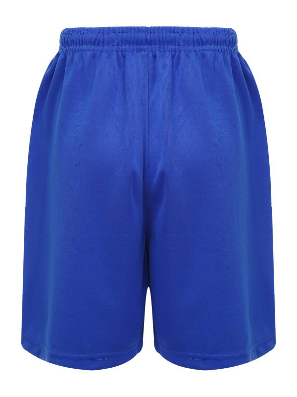 Kids Boys Solid Color Athletic Drawstring Sports Trunks thumb
