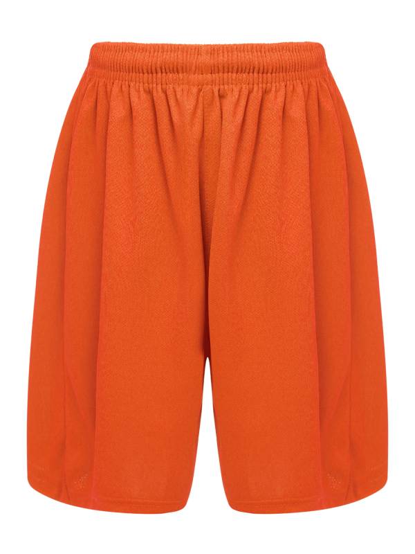 Kids Boys Solid Color Athletic Drawstring Sports Trunks thumb