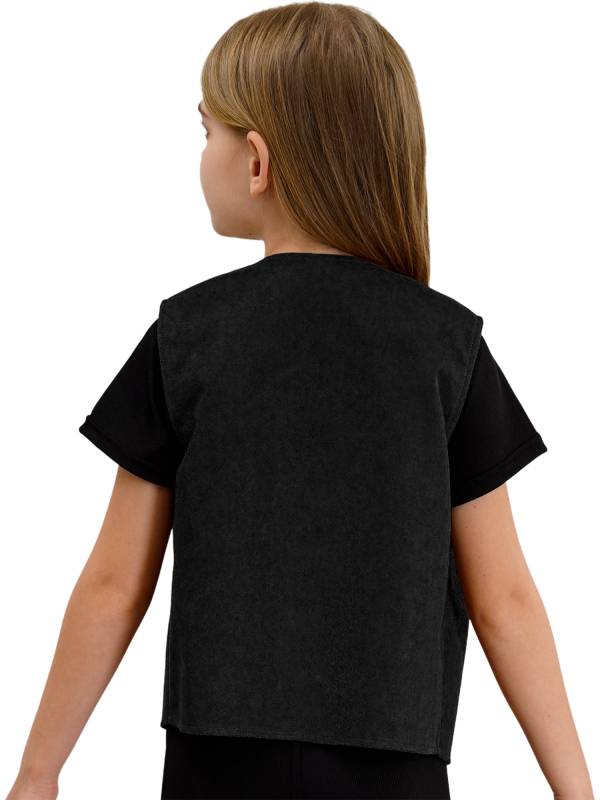 Kids Cowboy Cowgirl Costume Sleeveless Fringe Vest thumb