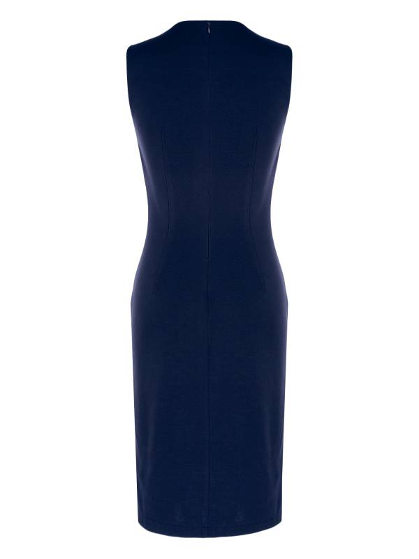 Women Pencil Dress Rhinestones Decor Slim Fit Tank Dress thumb