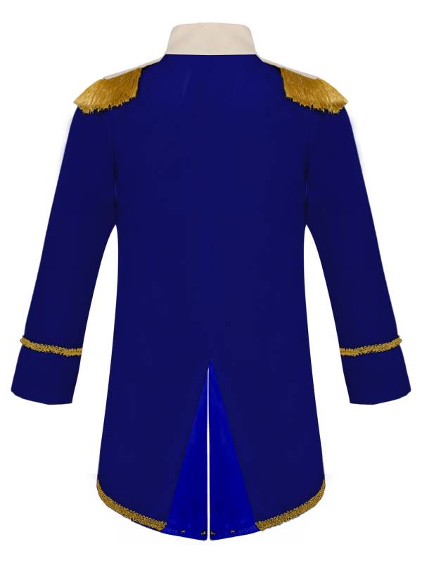 Toddler Boys Long Sleeve Gold Fringe Tailcoat Prince Costume thumb