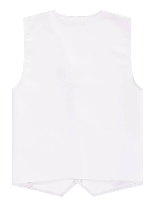 Kids Boys Solid Color V Neck Sleeveless Button Front Vest thumb