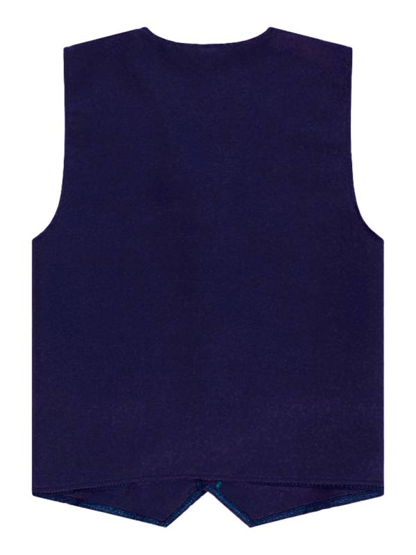 Kids Boys Solid Color V Neck Sleeveless Button Front Vest thumb