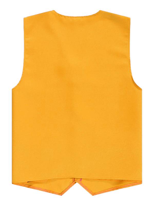 Kids Boys Solid Color V Neck Sleeveless Button Front Vest thumb