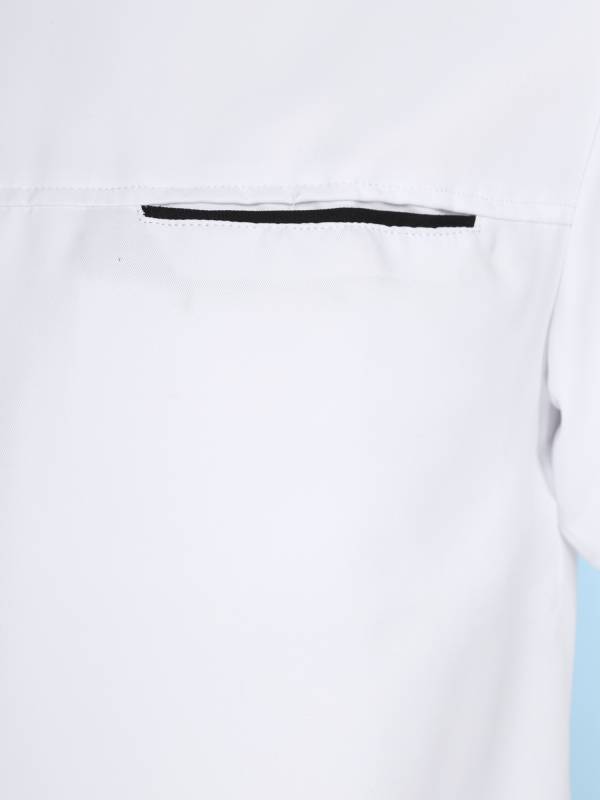 Adults Short Sleeve Stand Collar Button Chef Shirt Kitchen Uniform thumb