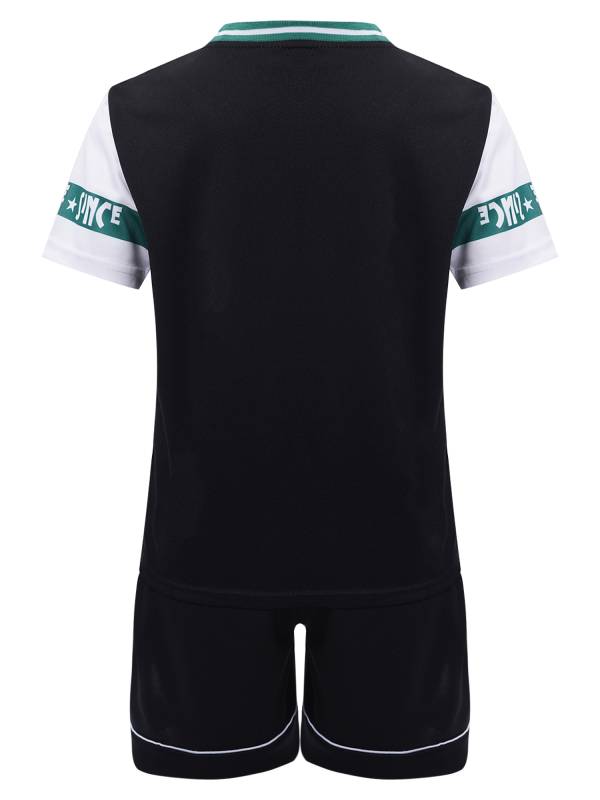 Kids Boys 2pcs Sports Set Quick-Drying Short Sleeve T-shirt and Shorts thumb