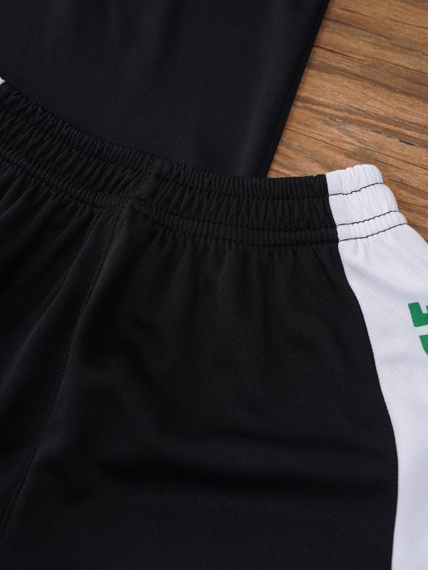 Kids Boys 2pcs Sports Set Quick-Drying Short Sleeve T-shirt and Shorts thumb