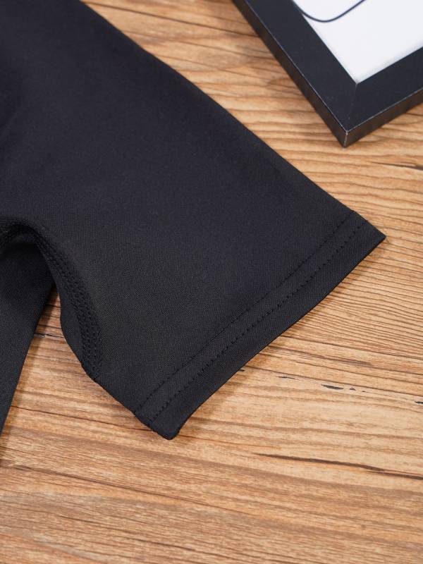 Kids Boys Quick-Drying Sports Shirt Short Sleeve Moisture-Wicking Tee thumb