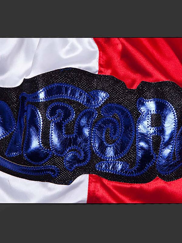 Kids Boys Color Block Elastic Waistband Side Slit Boxing Shorts thumb