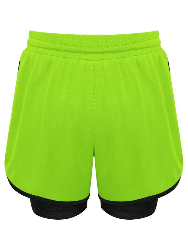Kids Boys Solid Quick Drying Breathable Drawstring Sports Shorts thumb