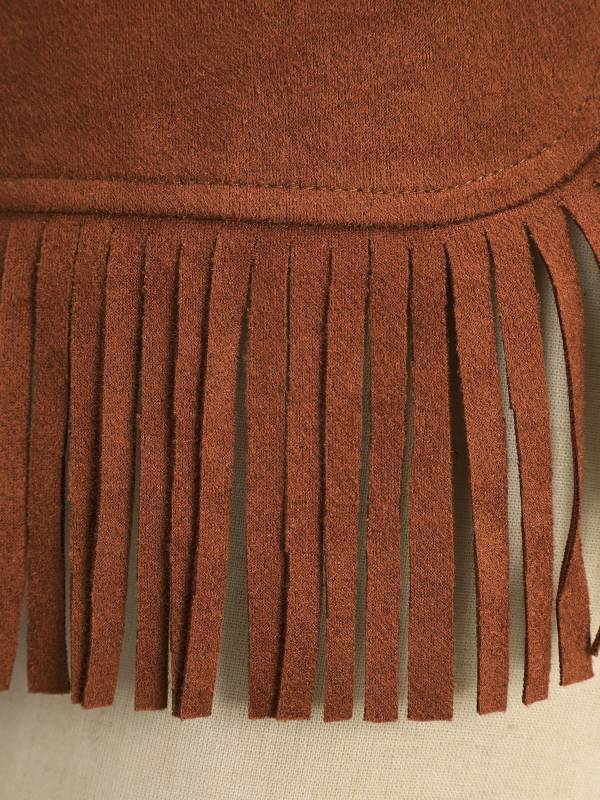 Baby/Toddler Boy Sleeveless Suede Tassels Cowboy Vest thumb