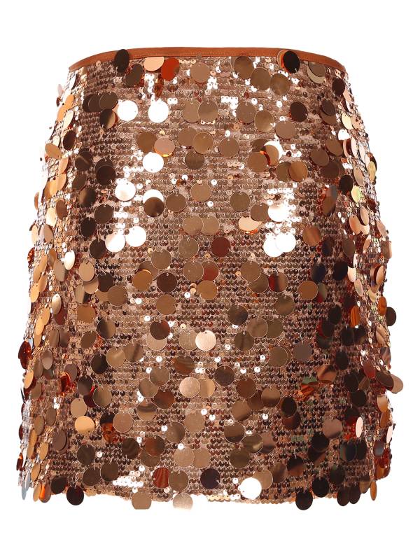 Women Sparkly Sequins Bodycon Mini Skirts for Party thumb