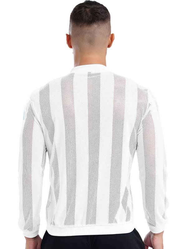 Men Stand Collar Long Sleeve Zipper Sun Protection Sports Jacket thumb