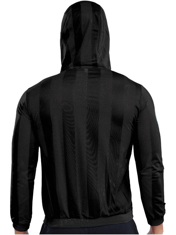 Men Long Sleeve Zipper  Sun Protection Mesh Sports Hoodie thumb