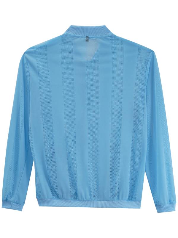 Men Stand Collar Long Sleeve Zipper Sun Protection Sports Jacket thumb