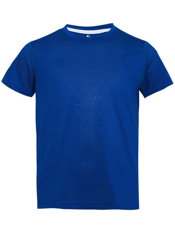 Kids Boys Quick-Drying Short Sleeve Round Neck Sports T-shirt thumb
