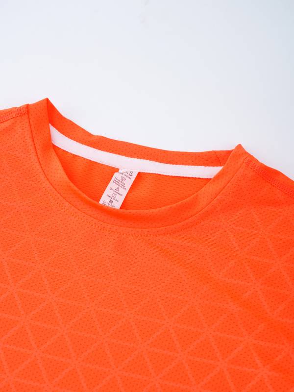Kids Boys Quick-Drying Short Sleeve Round Neck Sports T-shirt thumb