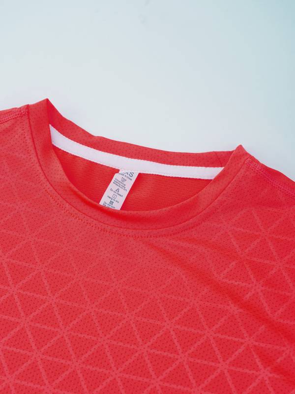 Kids Boys Quick-Drying Short Sleeve Round Neck Sports T-shirt thumb