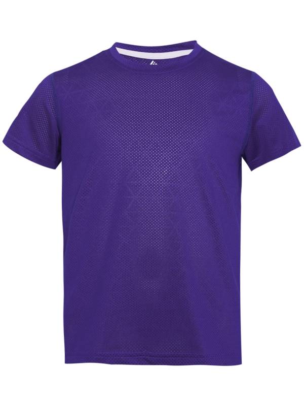Kids Boys Quick-Drying Short Sleeve Round Neck Sports T-shirt thumb