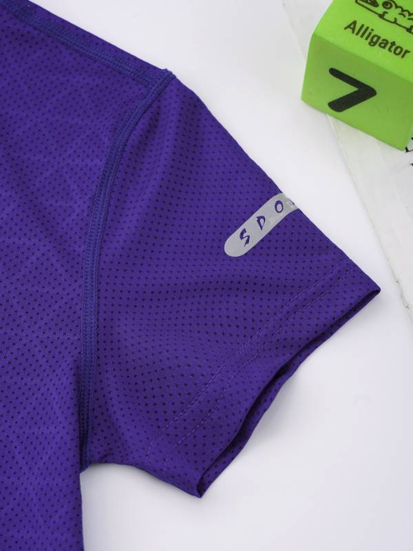 Kids Boys Quick-Drying Short Sleeve Round Neck Sports T-shirt thumb