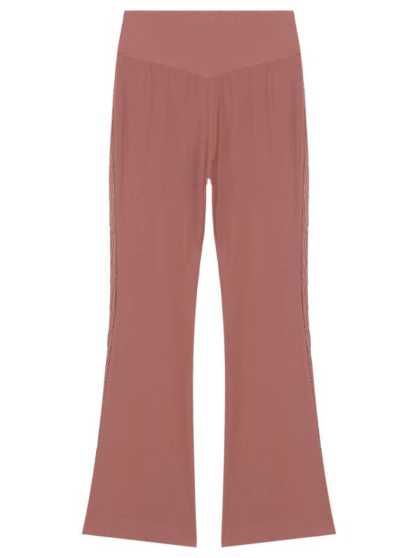 Men Tassel Flared Pants Vintage High Waist Bell-Bottom Trousers for Jazz Dance thumb