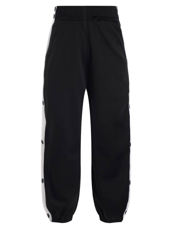 Kids Boys Side Buttons Sports Cuffed Sweatpants thumb
