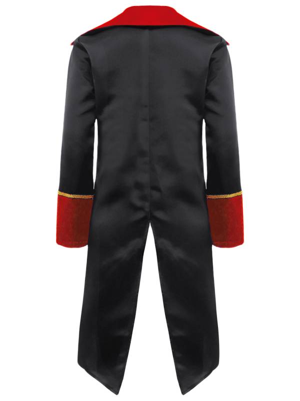 Kids Long Sleeve Lapel British Tailcoat Medieval Costume thumb