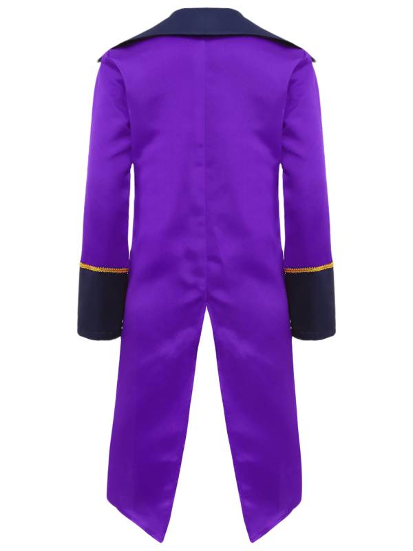 Kids Long Sleeve Lapel British Tailcoat Medieval Costume thumb