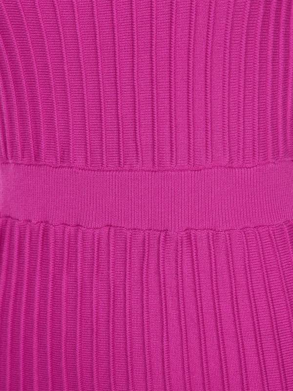 Women Sleeveless Knottable Shoulder Straps Maxi Knitted Dress for Party thumb