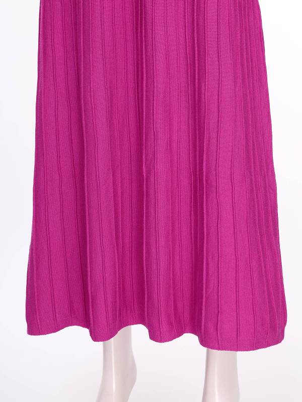 Women Sleeveless Knottable Shoulder Straps Maxi Knitted Dress for Party thumb