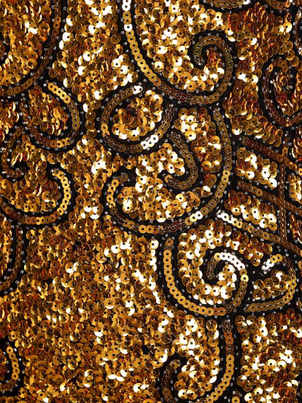 Women Sequin Flowery Sleeveless Tassels Bodycon Dress for Cocktail thumb