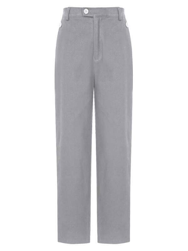 Kids Boys Straight Leg Snap-zip Flat Suit Pant for Formal Occasions thumb