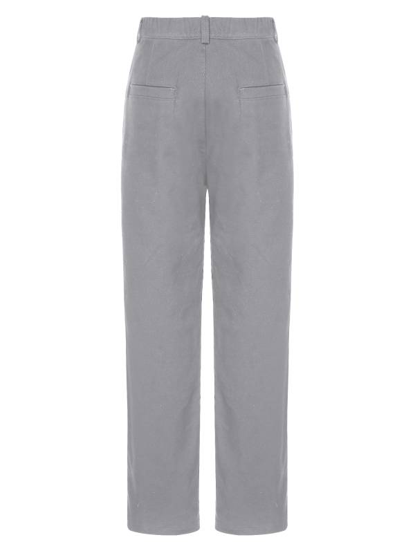 Kids Boys Straight Leg Snap-zip Flat Suit Pant for Formal Occasions thumb