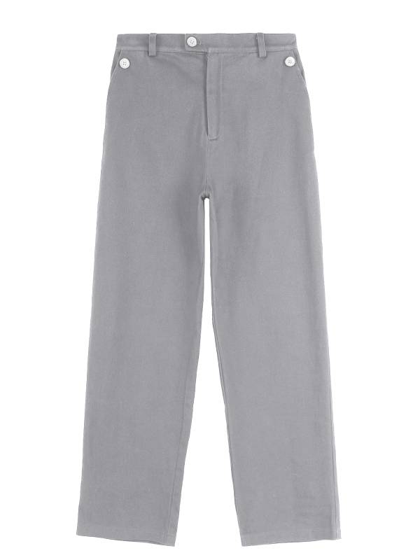 Kids Boys Straight Leg Snap-zip Flat Suit Pant for Formal Occasions thumb