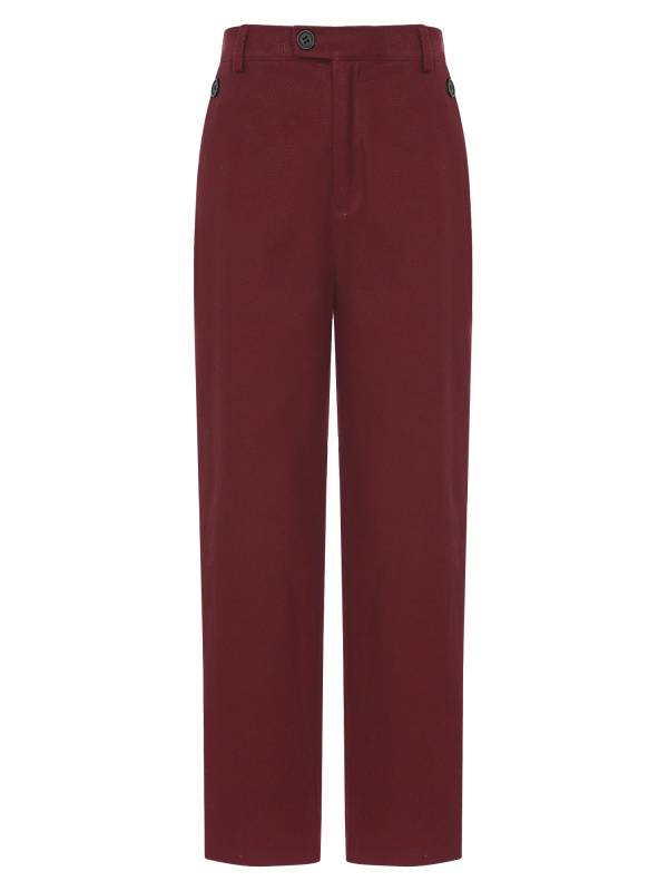 Kids Boys Straight Leg Snap-zip Flat Suit Pant for Formal Occasions thumb