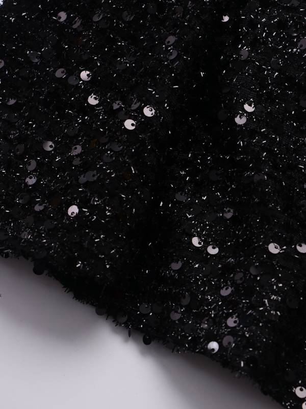 Kids Girls Sequins A-Line Fishtail Midi Skirts for Birthday Party thumb