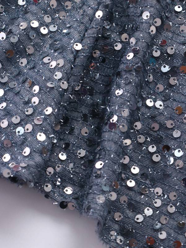 Kids Girls Sequins A-Line Fishtail Midi Skirts for Birthday Party thumb