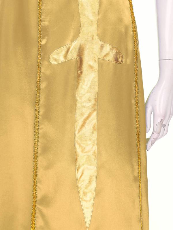 Women Sleeveless Square Neck Liturgical Praise Dance Maxi Dress thumb