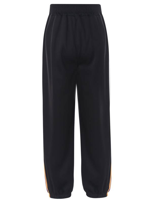 Kids Boys Side Slit Buttons Color Block Sweatpants for Sports thumb