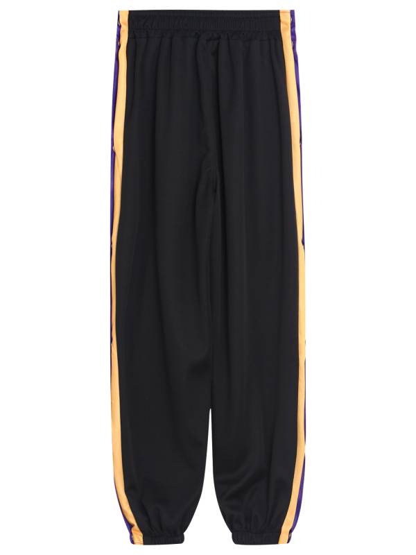 Kids Boys Side Slit Buttons Color Block Sweatpants for Sports thumb