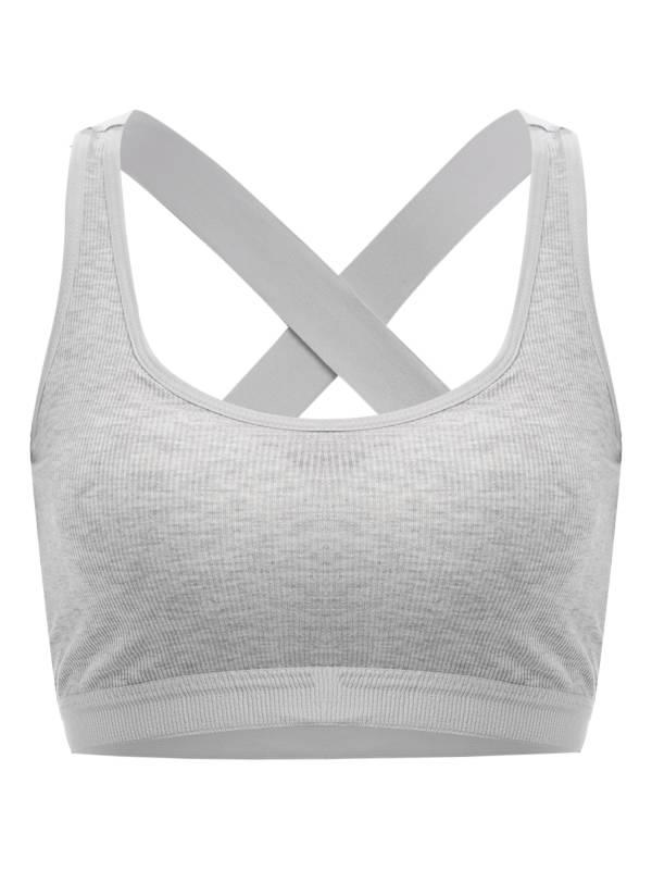 Kids Girls Puberty Teens Underwear Cross Back Sports Bras thumb