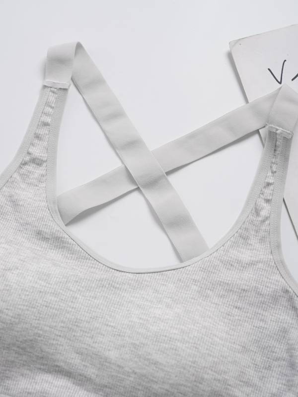 Kids Girls Puberty Teens Underwear Cross Back Sports Bras thumb