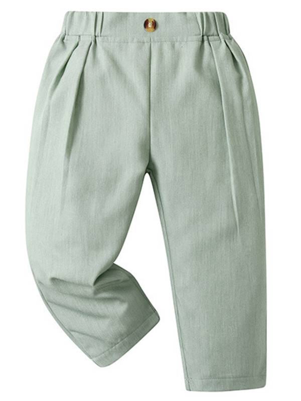 Baby/Toddler Boys Long Sleeve Bowknot Shirts and Vest with Pants Formal Suit thumb