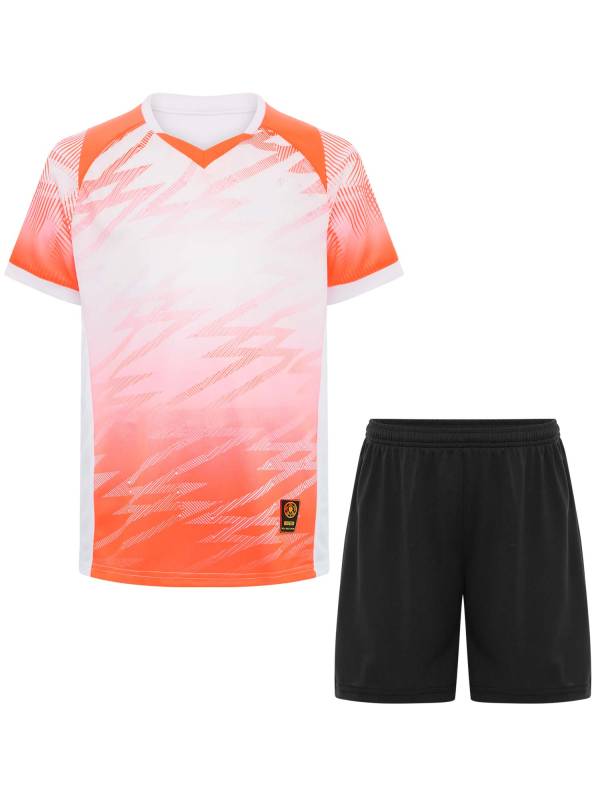 Boys 2-Piece Soccer Training Kit T-Shirt with Shorts for Practice & Play thumb