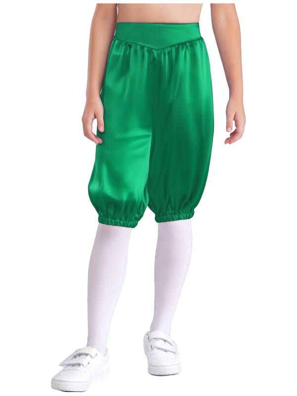 Unisex Kids Medieval Capri Pants Renaissance Faire Costume Bottoms for Halloween thumb