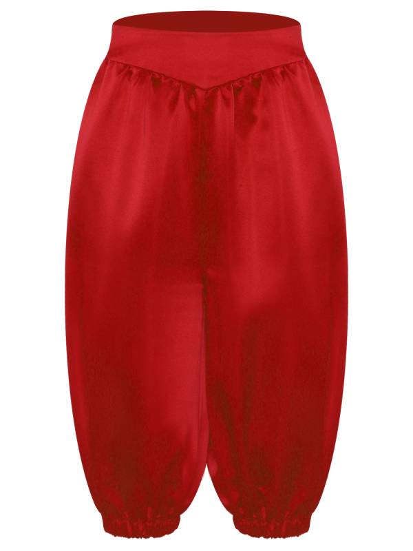 Unisex Kids Medieval Capri Pants Renaissance Faire Costume Bottoms for Halloween thumb