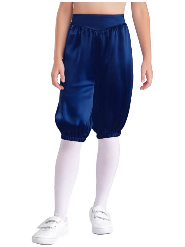 Unisex Kids Medieval Capri Pants Renaissance Faire Costume Bottoms for Halloween thumb