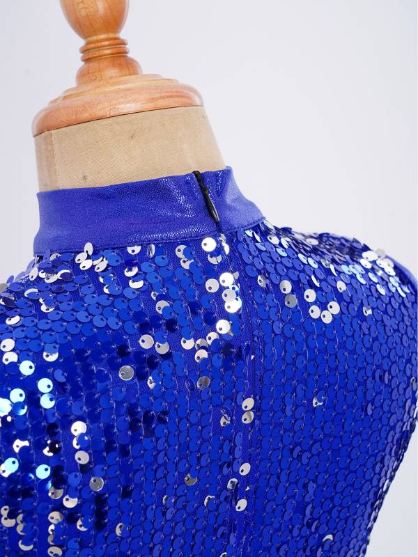 Girls Sequin Gradient Liturgical Worship Dance Dress Choir Robe Tunic thumb